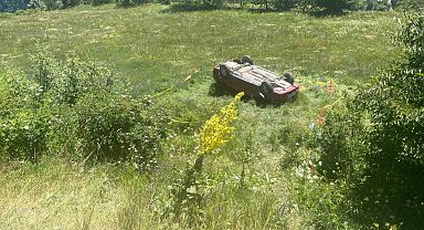 Kastamonu'da otomobil uçuruma yuvarlandı: 1 ölü, 4 yaralı