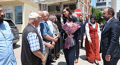 Kavak'ta bayramlaşma