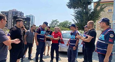 Kavga ihbarına giden jandarmaya sürpriz kutlama