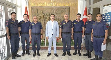 Kaymakam Ateş'ten jandarma personeline hizmet teşekkürü