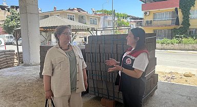 Kaymakam Doğru, kurum binası inşaatında incelemelerde bulundu