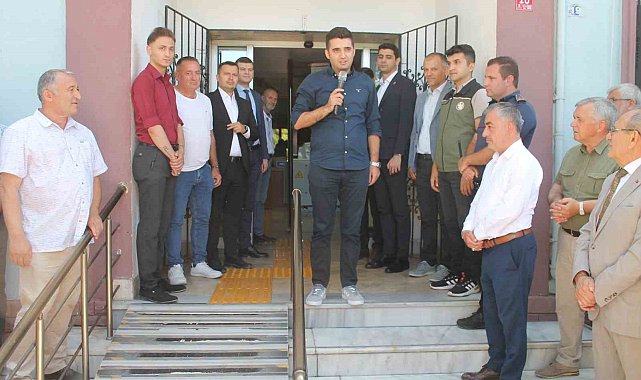 Kaymakam Emre Yeşil Manyas'a veda etti