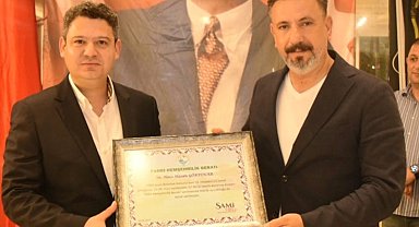 Kaymakam Gökpınar'a Arsuz fahri hemşehrilik beratı verildi