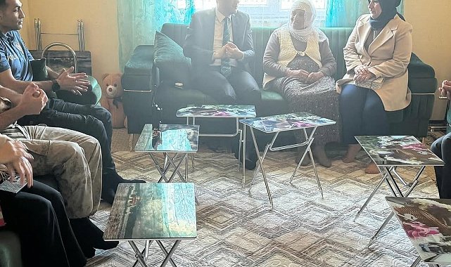 Kaymakam Korkusuz'dan şehit ailesine anlamlı ziyaret