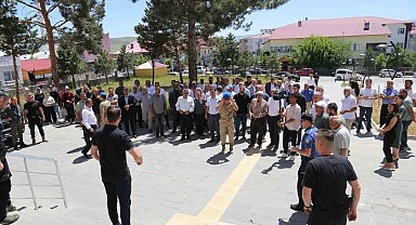 Kaymakam Musa Ayyıldız'a duygusal veda