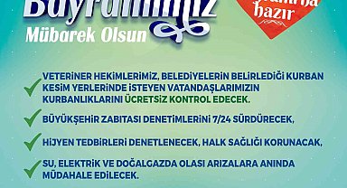 Kayseri Büyükşehir Kurban Bayramı'na hazır