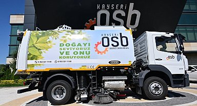 Kayseri OSB araç filosuna vakumlu yol süpürme aracı eklendi