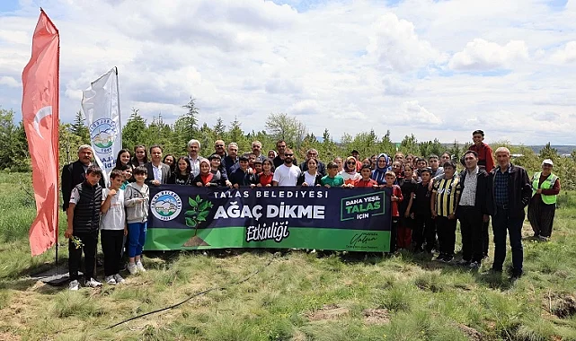 Kayseri Talaslı çocuklar geleceğe fidan dikti