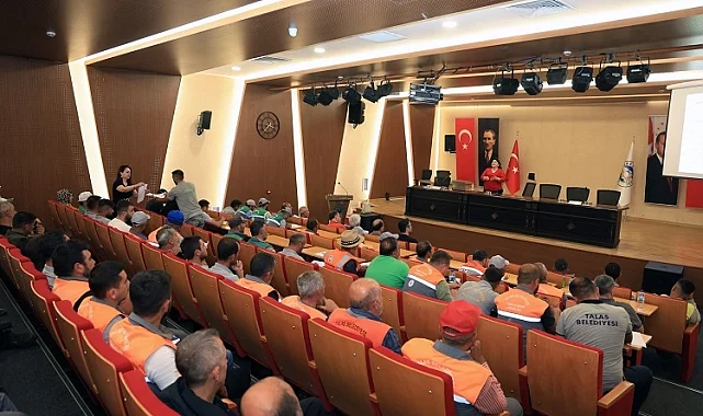 Kayseri Talas'ta KKKA eğitimi