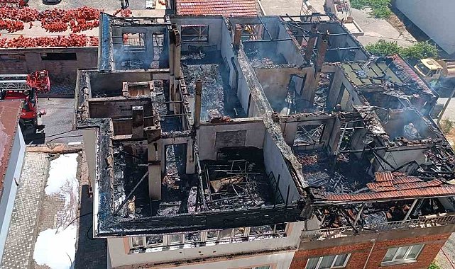 Kayseri'de ev yangını