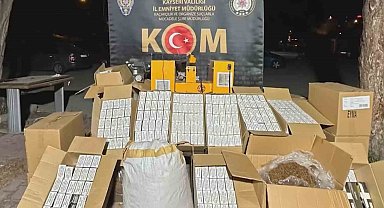 Kayseri'de kaçak tütün operasyonu