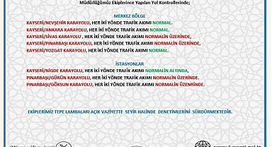 Kayseri'de otoyollarda bayram yoğunluğu