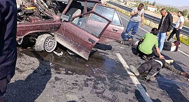 Kayseri'de trafik kazası, 3 kişi yaralandı
