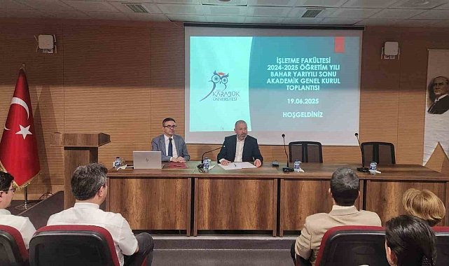 KBÜ'de fakültelerin gelişim süreçleri değerlendirildi