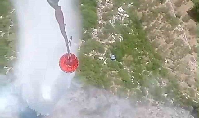 Kemalpaşa'daki orman yangını kontrol altında