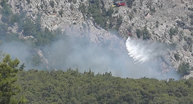 Kemer'deki orman yangını kontrol altına alındı