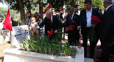 Kent protokolü şehitlik ziyaretinde bulundu