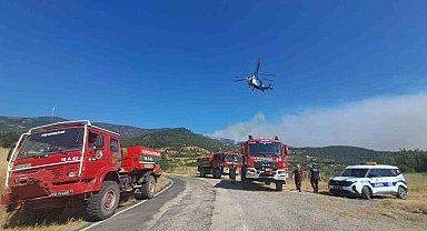 Kepsut'taki 2 ayrı orman yangınında soğutma çalışmaları sürüyor, 5 kişi gözaltında
