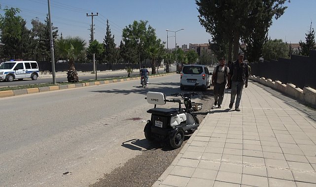 Kilis'te 3 tekerlekli motosiklet devrildi: Sürücü ağır yaralandı