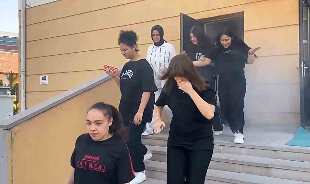 Kırıkkale'de okulda nefes kesen yangın tatbikatı