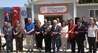 Kırklareli'nde bir hayırsever tarafından yaptırılan etüt merkezi açıldı