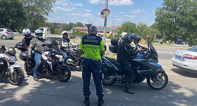 Kırklareli'nde motosiklet denetimi
