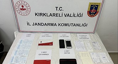 Kırklareli'nde tefecilik operasyonu: 1 gözaltı