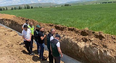 Kırklartepe Barajı sulama inşaatında çalışmalar devam ediyor