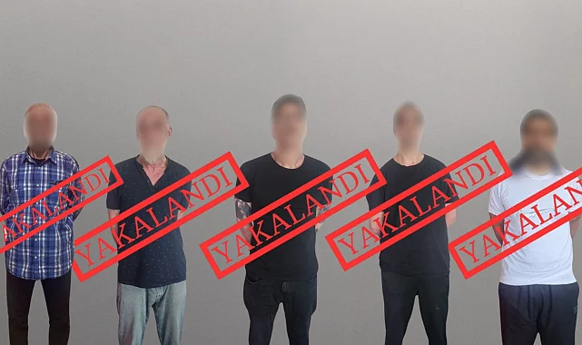 Kırmızı bültenli 5 suçlu daha yakalandı