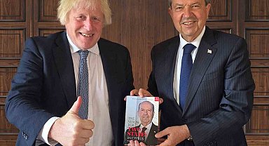 KKTC Cumhurbaşkanı Tatar, Birleşik Krallık eski Başbakanı Johnson'la görüştü