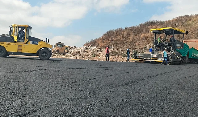 Kocaeli Büyükşehir'den İzaydaş'a yol bakım dokunuşu