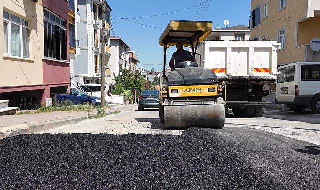 Kocaeli Çayırova'da üst yapı çalışmaları devam ediyor