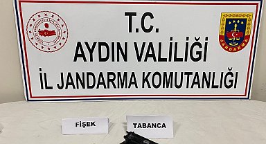 Koçarlı'da ruhsatsız silah ele geçirildi