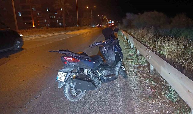 Kontrolden çıkan motosiklet devrildi: 2 yaralı