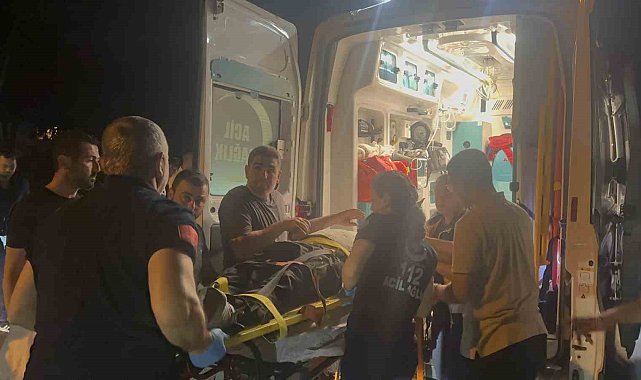 Kontrolden çıkan motosiklet devrildi, sürücü ağır yaralandı