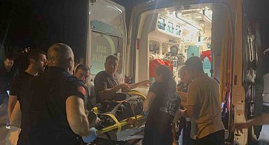 Kontrolden çıkan motosiklet devrildi, sürücü ağır yaralandı