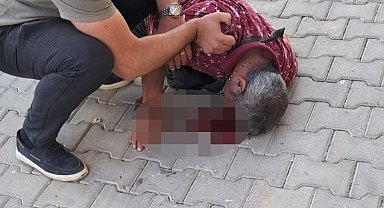 Kontrolden çıkan motosiklet park halindeki araçlara çarptı: 1 yaralı