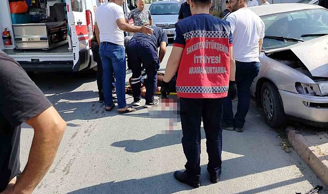 Kontrolden çıkan otomobil, elektrik direğine çarptı: 1 yaralı