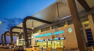 Konya Havalimanı mayıs ayında 77 bin 394 yolcuya hizmet verdi