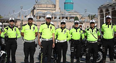 Konya'da bayram boyunca trafik denetimleri devam edecek