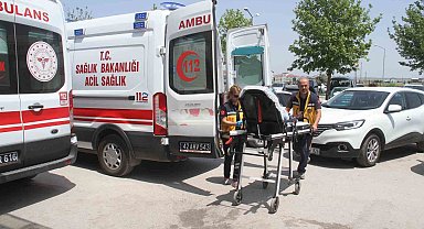 Konya'da otomobil devrildi: 4 yaralı