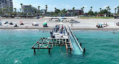 Konyaaltı Engelsiz Plaj yaza hazırlanıyor