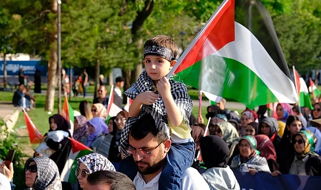 Konya'da Gazze için 'küresel vicdan' yürüyüşü