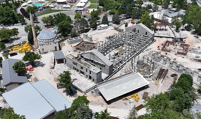 Konya'da sıfır karbon Şehir Kütüphanesi yükseliyor