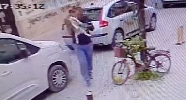 Köpeği, çişini yaptırmak için indirip yere fırlattı