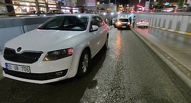 Köprülü kavşakta zincirleme trafik kazası