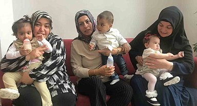 Koruyucu anneler ile bebeklerinin benzerliği dikkat çekti