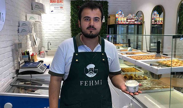 Külahta dondurmaya yeni alternatif; 'İrmik helvalı dondurma'