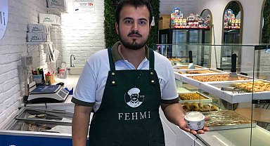 Külahta dondurmaya yeni alternatif; 'İrmik helvalı dondurma'