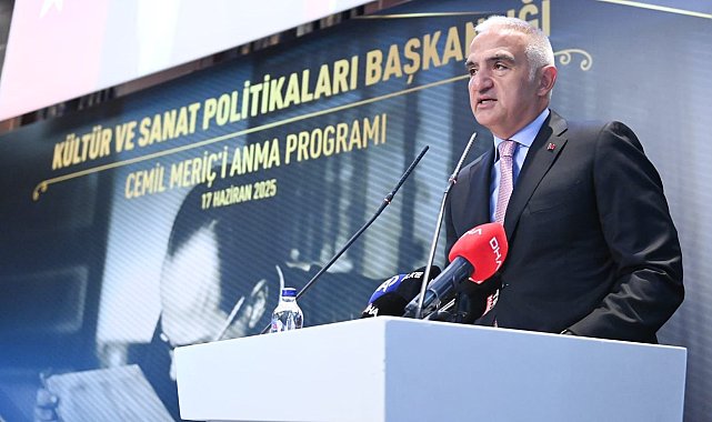 Kültür ve Turizm Bakanı Ersoy, Cemil Meriç'i anma programına katıldı